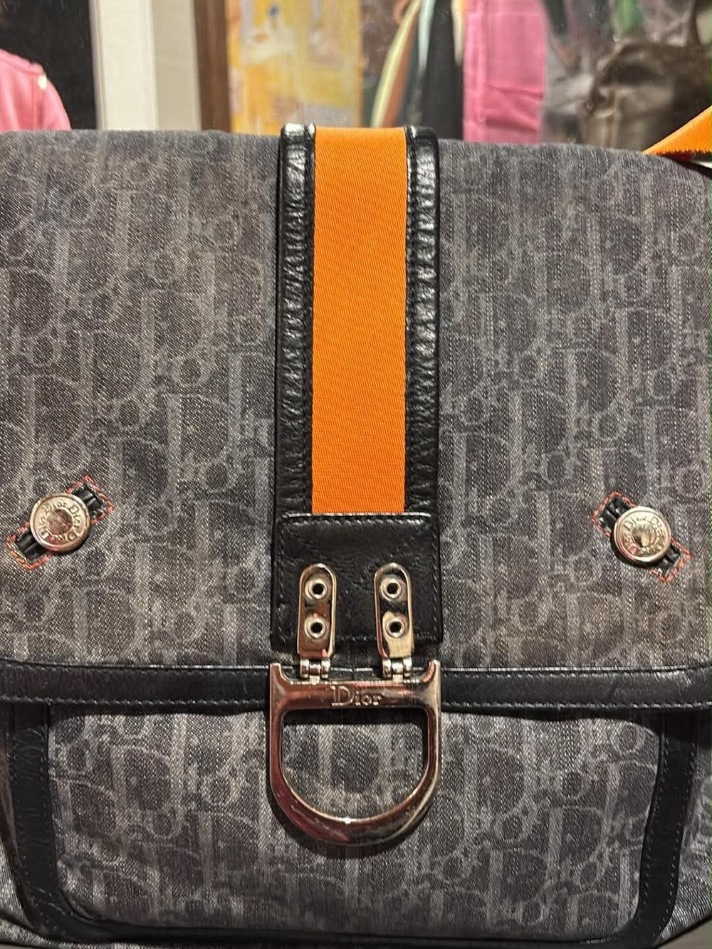 Christian Dior Vintage Flight Line Diorissimo Messenger Bag - Picture 3 of 7